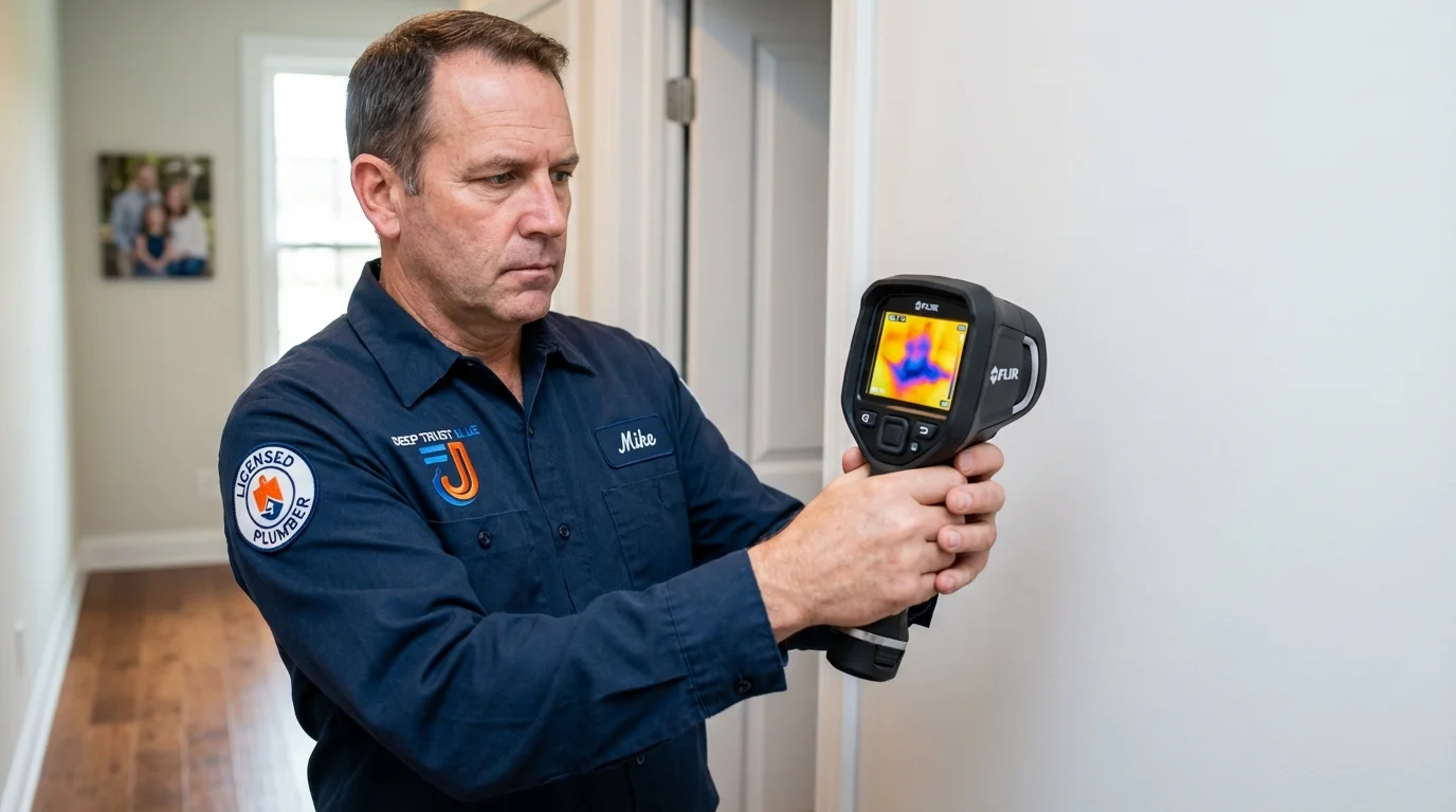Thermal imaging leak detection by Johns Plumbing LLC in Fayetteville